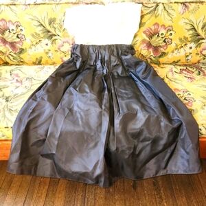 Vintage 80s Gothic Femme Cocktail Gown